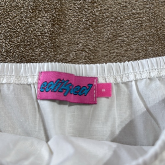 Edikted White Poplin Bustier Top with Bow Detail - Picture 5 of 10